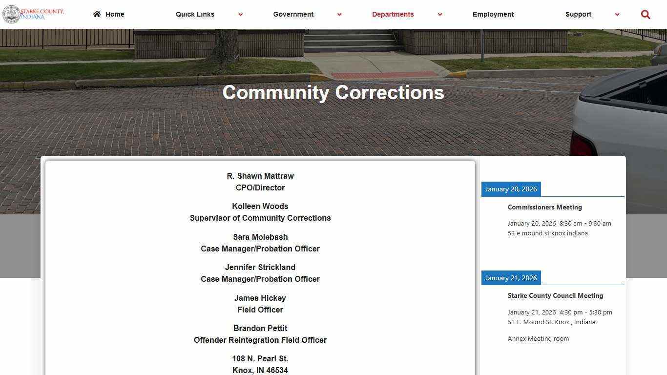 Community Corrections – Starke County Indiana